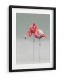 Gráciles flamencos rosados - Anna Cseresnjes | Cuadro decorativo de Canvas Lab
