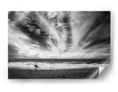 El surfista solitario y el vasto cielo - Lorenzo Grifantini | Cuadro decorativo de Canvas Lab