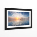 Amanecer brumoso sobre el lago - Martin Lutz | Cuadro decorativo de Canvas Lab