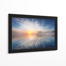 Amanecer brumoso sobre el lago - Martin Lutz | Cuadro decorativo de Canvas Lab