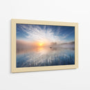 Amanecer brumoso sobre el lago - Martin Lutz | Cuadro decorativo de Canvas Lab