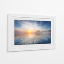 Amanecer brumoso sobre el lago - Martin Lutz | Cuadro decorativo de Canvas Lab