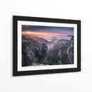 Amanecer en la montaña brumosa - Andreas Wonisch | Cuadro decorativo de Canvas Lab