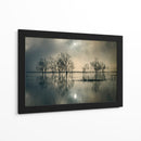 Árboles brumosos iluminados por la luna - joanne_flj | Cuadro decorativo de Canvas Lab