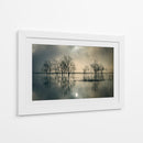 Árboles brumosos iluminados por la luna - joanne_flj | Cuadro decorativo de Canvas Lab