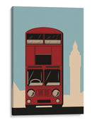 Autobús de Londres - Nicholas | Cuadro decorativo de Canvas Lab