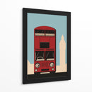 Autobús de Londres - Nicholas | Cuadro decorativo de Canvas Lab