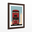 Autobús de Londres - Nicholas | Cuadro decorativo de Canvas Lab