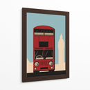 Autobús de Londres - Nicholas | Cuadro decorativo de Canvas Lab