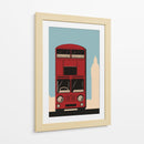Autobús de Londres - Nicholas | Cuadro decorativo de Canvas Lab