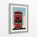 Autobús de Londres - Nicholas | Cuadro decorativo de Canvas Lab