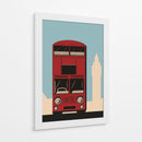 Autobús de Londres - Nicholas | Cuadro decorativo de Canvas Lab