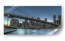 Atardecer en el puente de Brooklyn - Michael Jurek | Cuadro decorativo de Canvas Lab