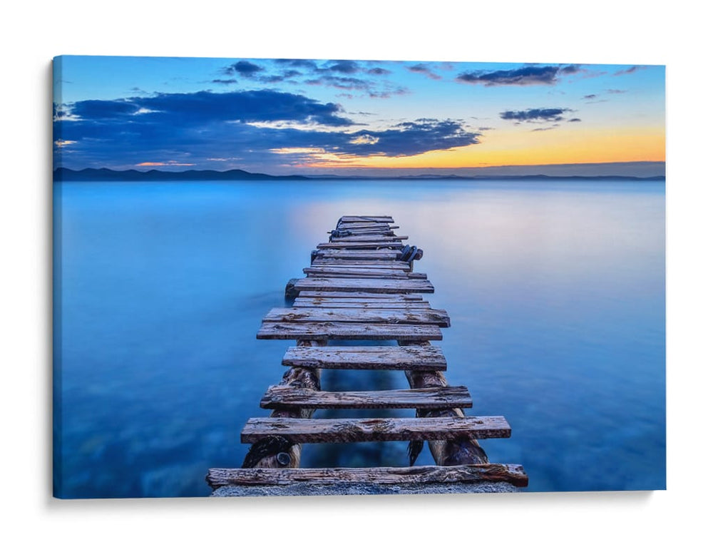 Atardecer tranquilo en el muelle - Srecko Jubic | Cuadro decorativo de Canvas Lab