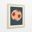 Balón de fútbol - Nicholas | Cuadro decorativo de Canvas Lab