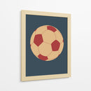 Balón de fútbol - Nicholas | Cuadro decorativo de Canvas Lab
