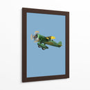 Avión antiguo - Nicholas | Cuadro decorativo de Canvas Lab