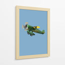 Avión antiguo - Nicholas | Cuadro decorativo de Canvas Lab