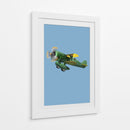Avión antiguo - Nicholas | Cuadro decorativo de Canvas Lab