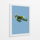 Avión antiguo - Nicholas | Cuadro decorativo de Canvas Lab