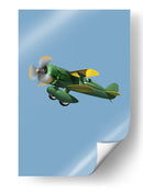Avión antiguo - Nicholas | Cuadro decorativo de Canvas Lab