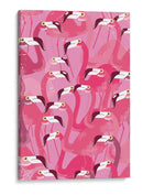 Bandada de flamencos - Nicholas | Cuadro decorativo de Canvas Lab