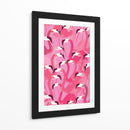 Bandada de flamencos - Nicholas | Cuadro decorativo de Canvas Lab