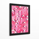 Bandada de flamencos - Nicholas | Cuadro decorativo de Canvas Lab