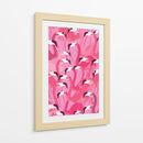 Bandada de flamencos - Nicholas | Cuadro decorativo de Canvas Lab