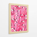 Bandada de flamencos - Nicholas | Cuadro decorativo de Canvas Lab
