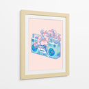 Boombox - Hiroko Hashimoto | Cuadro decorativo de Canvas Lab