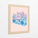 Boombox - Hiroko Hashimoto | Cuadro decorativo de Canvas Lab
