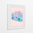 Boombox - Hiroko Hashimoto | Cuadro decorativo de Canvas Lab