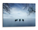 Barcos del lago brumoso - Izabela Laszewska-Mitrega / | Cuadro decorativo de Canvas Lab