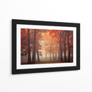 Bosque brumoso de otoño rojizo - Ildiko Neer | Cuadro decorativo de Canvas Lab