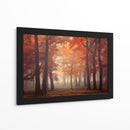 Bosque brumoso de otoño rojizo - Ildiko Neer | Cuadro decorativo de Canvas Lab