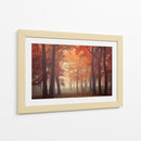 Bosque brumoso de otoño rojizo - Ildiko Neer | Cuadro decorativo de Canvas Lab