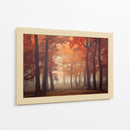 Bosque brumoso de otoño rojizo - Ildiko Neer | Cuadro decorativo de Canvas Lab