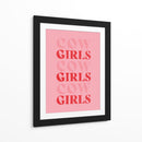 Cow Girls Cow Girls Cow Girls - Anyone Can Yeehaw | Cuadro decorativo de Canvas Lab