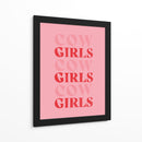 Cow Girls Cow Girls Cow Girls - Anyone Can Yeehaw | Cuadro decorativo de Canvas Lab