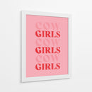 Cow Girls Cow Girls Cow Girls - Anyone Can Yeehaw | Cuadro decorativo de Canvas Lab