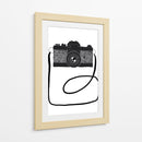 Cámara de película antigua con correa - Nicholas | Cuadro decorativo de Canvas Lab