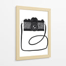 Cámara de película antigua con correa - Nicholas | Cuadro decorativo de Canvas Lab