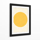 Círculos Amarillos Concéntricos - Nicholas | Cuadro decorativo de Canvas Lab
