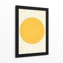 Círculos Amarillos Concéntricos - Nicholas | Cuadro decorativo de Canvas Lab