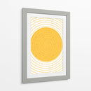 Círculos Amarillos Concéntricos - Nicholas | Cuadro decorativo de Canvas Lab