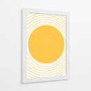 Círculos Amarillos Concéntricos - Nicholas | Cuadro decorativo de Canvas Lab