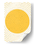 Círculos Amarillos Concéntricos - Nicholas | Cuadro decorativo de Canvas Lab