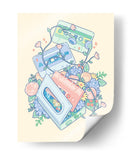 Cinta de casette (marfil) - Hiroko Hashimoto | Cuadro decorativo de Canvas Lab