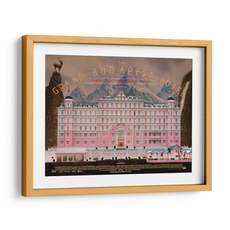 The Grand Budapest Hotel poster | Cuadro decorativo de Canvas Lab
